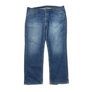 Levi’s 541 Athletic Fit Tapered Leg Jeans FLAW Dark Wash Mens 42x30